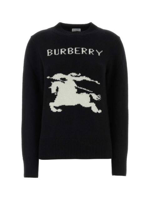 Burberry Burberry Women Black Wool Blend Sweater