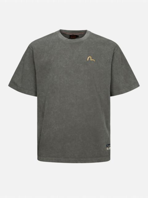 SEAGULL EMBROIDERY WASHED RELAX FIT T-SHIRT