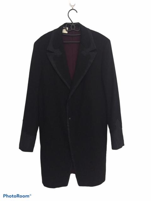 N.Hoolywood Turfting Stitch Double Collar Long Jacket Coat