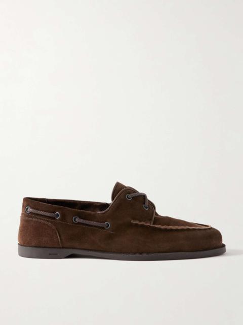 Foil Suede Boat Shoes