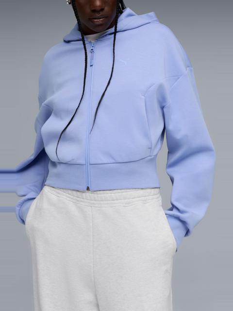 PUMA PUMA TECH Sense Zip Hoodie in Intense Lavender at Nordstrom