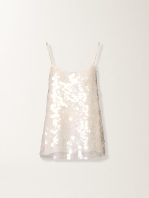 FABIANA FILIPPI Tank top in brushed merino and mohair