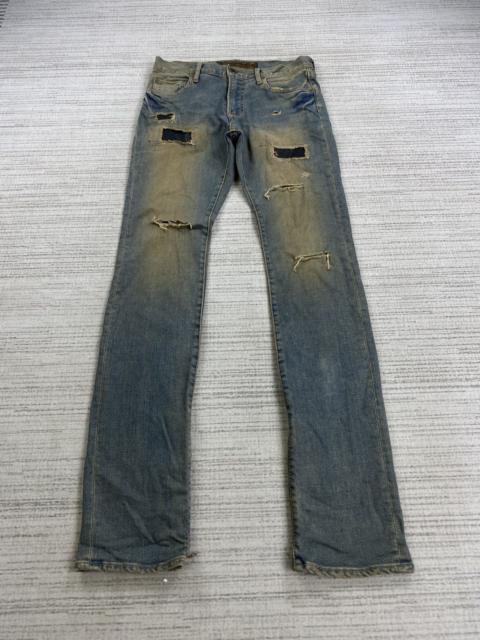 Other Designers Vintage GOA Distressed Denim Punk Jeans