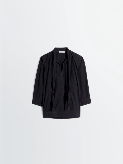 Lemaire BLOUSE WITH SCARF IN CREPE COTTON