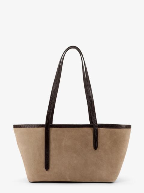 ATP ATELIER Atp Atelier Gaiba Suede Shoulder Bag Beige