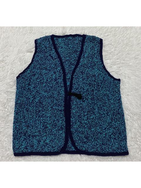 Other Designers Cardigan - Sleeveless Knitted Sweater Cardigan