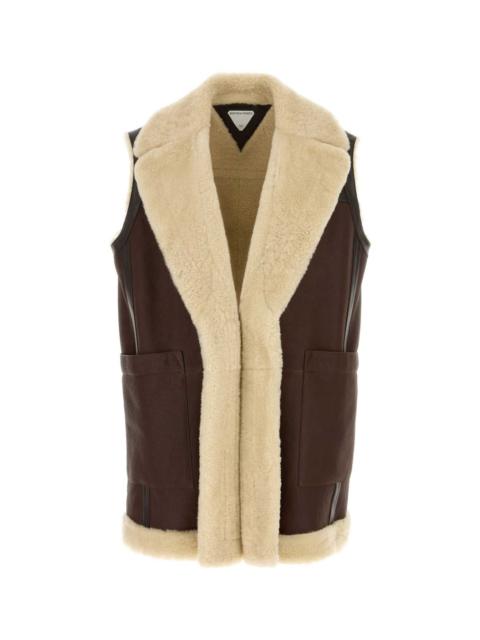 Bottega Veneta Bottega Veneta Women Brown Leather Vest