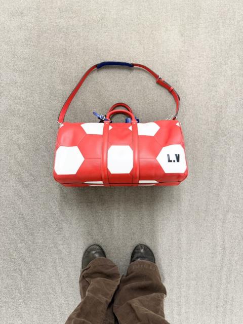 Louis Vuitton STEAL! Louis Vuitton x Fifa World Cup Keepall Bandouliers 50