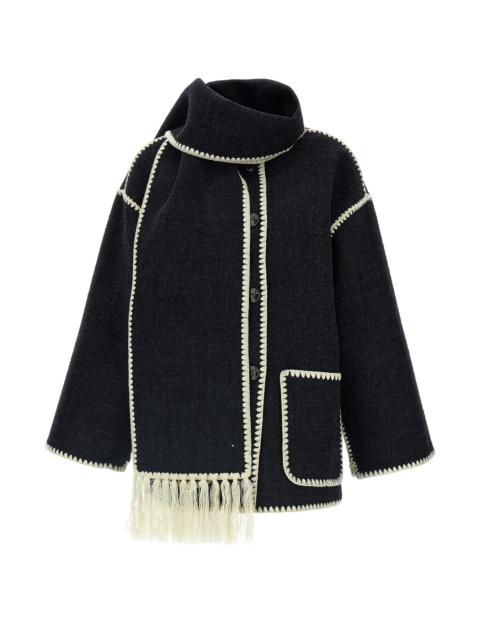 TOTEME 'Embroidered Scarf Jacket Harvest' coat