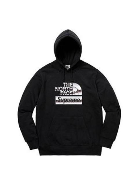 Supreme SS18 x The North Face Metallic Hooded Sweatshirt Black SUP-SS18-399