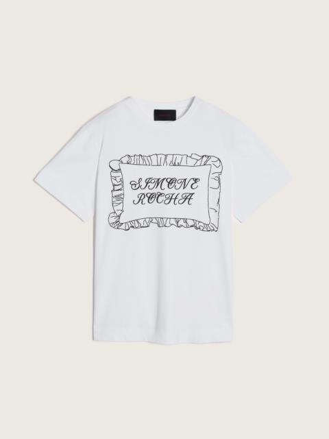 Simone Rocha Pillowcase Logo Print T-Shirt