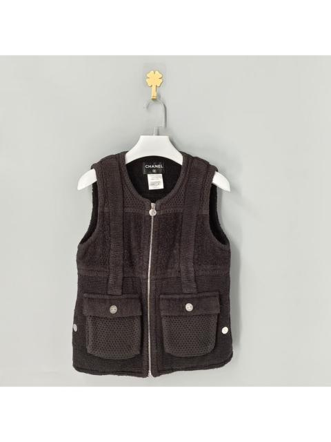 Other Designers Chanel black classic logo vest