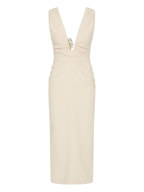 RACHEL GILBERT Martina embellished midi cocktail dress