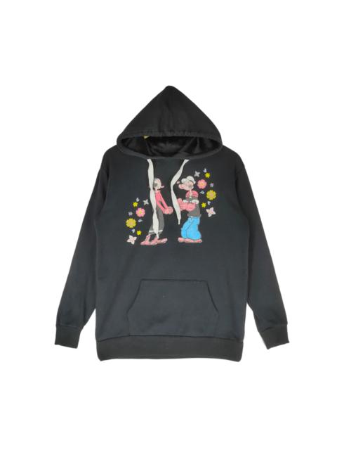 Other Designers Cartoon Network - POPEYE & OLIVE Big Printed Couple M Size Hoodie