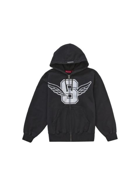 Supreme Supreme Wings Zip Up Hooded Sweatshirt Black