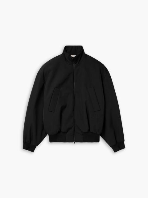 ESSENTIALS Oversized padded wool and cotton-blend twill bomber jacket