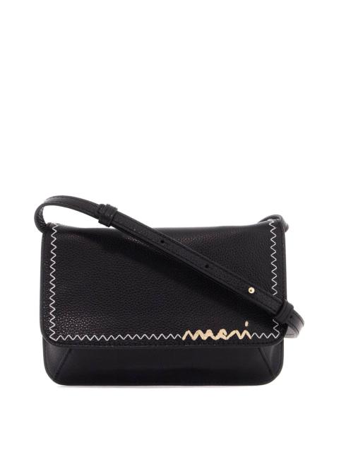 Flap Trunk Shoulder Bag With