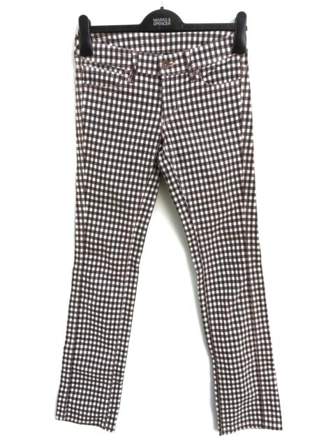 Other Designers Designer - Japanese Brand Betty Smith Checkered Punk Tartan Plaid Pants