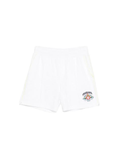 CASABLANCA Casablanca White Shorts - Bermuda Shorts Men