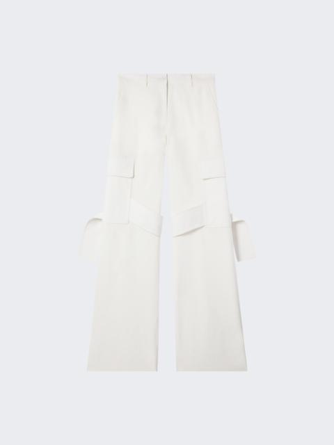 courrèges Utility Chaps Cotton Trousers Heritage White