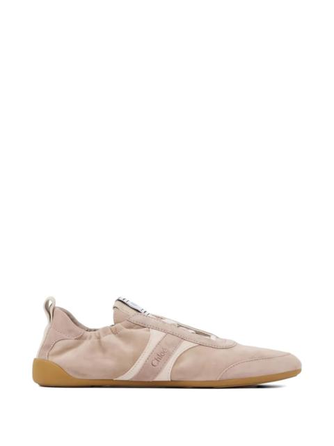 Chloé Kick Sneaker in Greyish Taupe