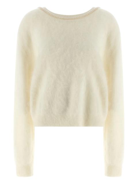 BERNADETTE Solène embellished-neckline sweater