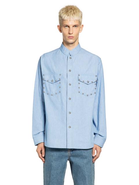 Valentino Valentino Man Blue Shirts