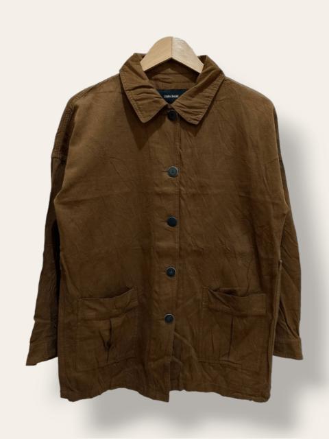 ZARA Basic Brown Button Up Casual Jacket