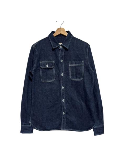 Other Designers Iron Heart × Self Edge - Kojima Genes Denim Work Shirt Heavy Cotton