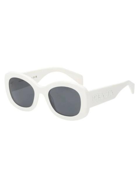 Prada Prada Dark Grey Oval Ladies Sunglasses PR A13S 1425S0 54