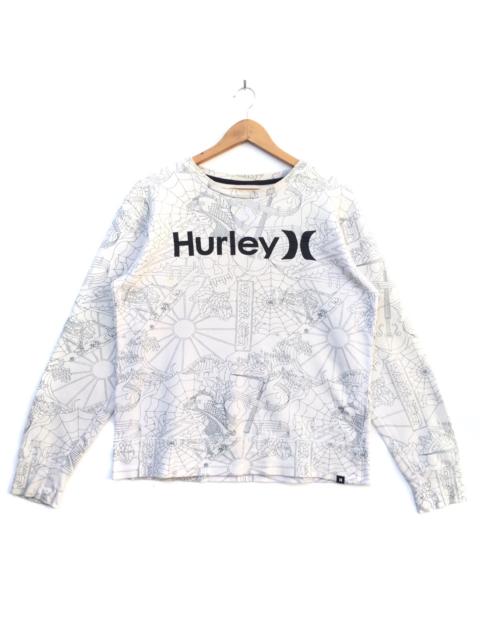 Other Designers Hurley - Hurley All Over Print Big Logo Sweatshirt | Spell Out Swag