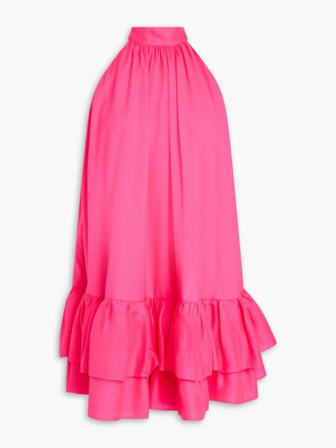 Alice + Olivia Erna ruffled cady mini dress