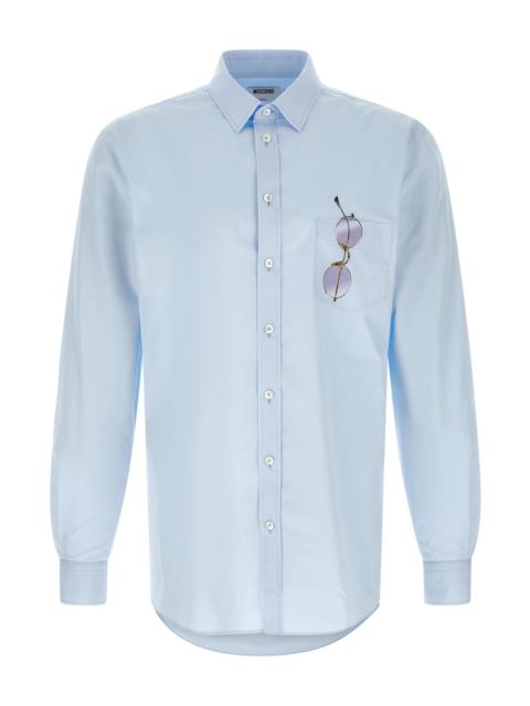 Moschino Trompe-l'œil print shirt