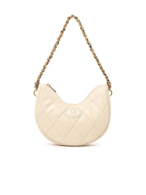 Burberry Burberry Horseshoe Cream Leather Bag