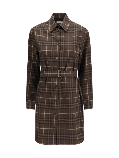Burberry Burberry Women Check Cotton Shirt Dress