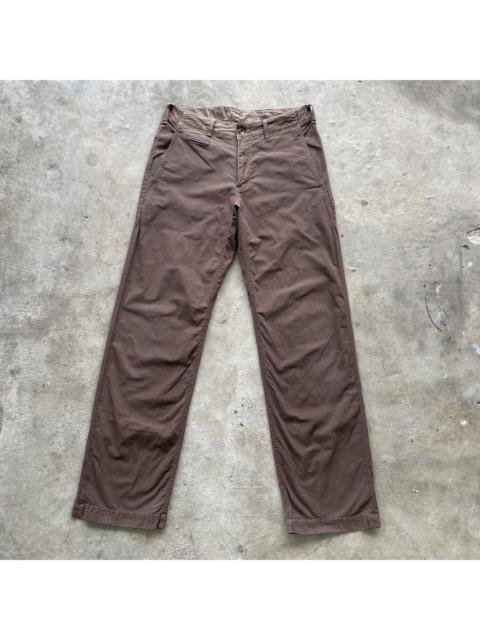 Other Designers Vintage Military Faded Brown Trousers Casual Pants W32