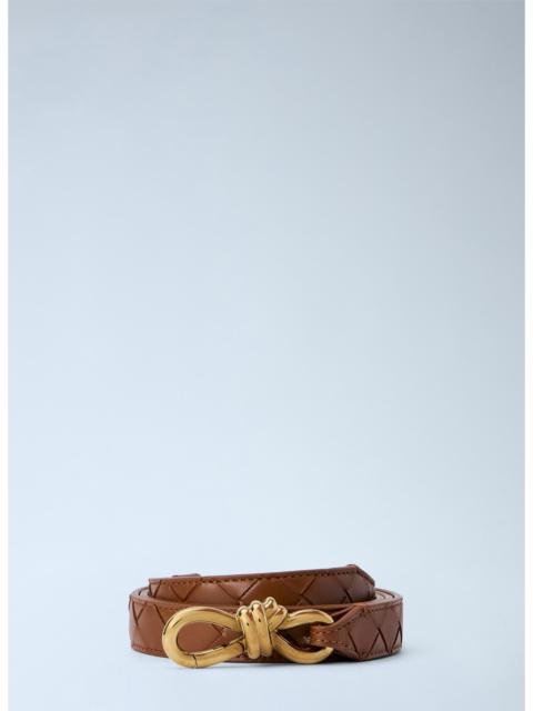Bottega Veneta Bottega Veneta Women Quilted Leather Belt With Knot Buckle