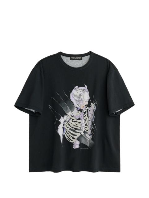 Our Legacy Our Legacy Printed Crew-neck T-shirt