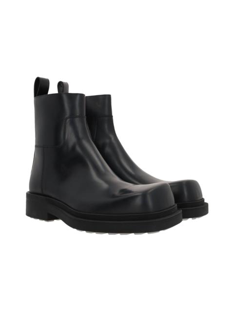 Bottega Veneta Bottega Veneta Men's Calfskin Leather Ben Bootie (Authentic Pre-Loved)