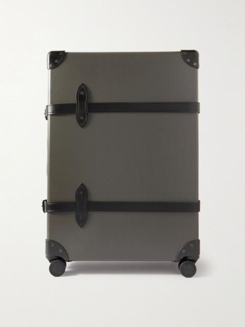 Globe-Trotter Centenary 30" Leather-Trimmed Suitcase Dark gray