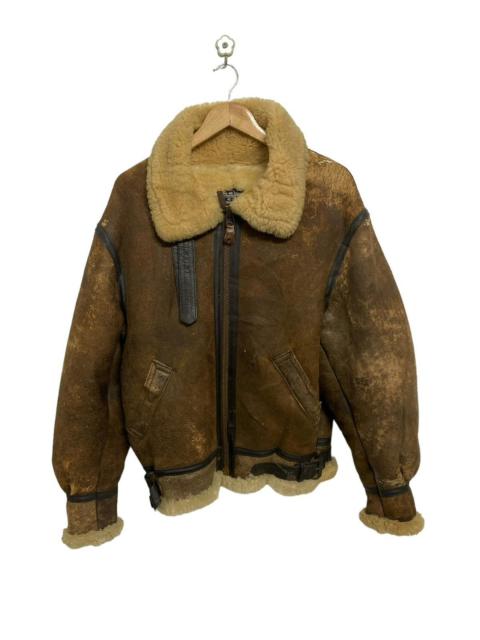 Other Designers Vintage Avirex B-3 80's OG 1986 Shearling Sheepskin Jacket