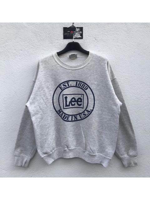 Other Designers Vintage - Vintage Lee Made In Usa Crewneck Sweatshirt