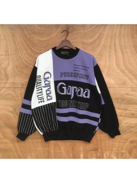 Other Designers Streetwear - Garaa big logo crewneck multitone sweatshirt