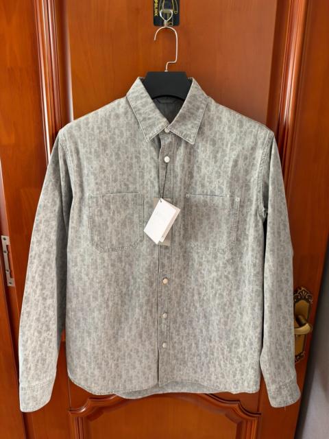 Dior Dior Full Monogram Print Denim Shirt