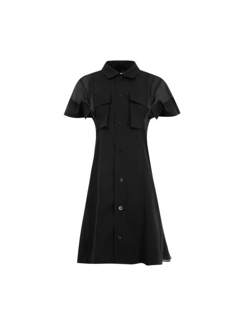 sacai WOOL SUITING DRESS