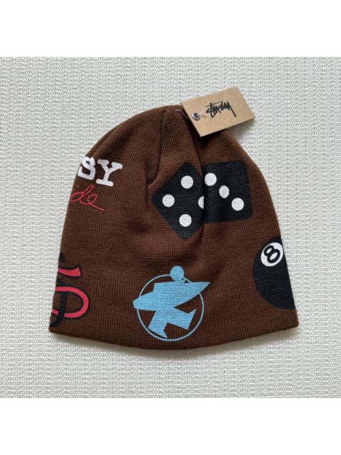 Stüssy Stussy Mixed Logo Skullcap / Brown