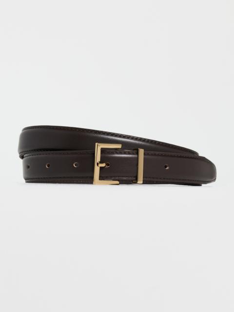FRAME The Leather Square Buckle Belt