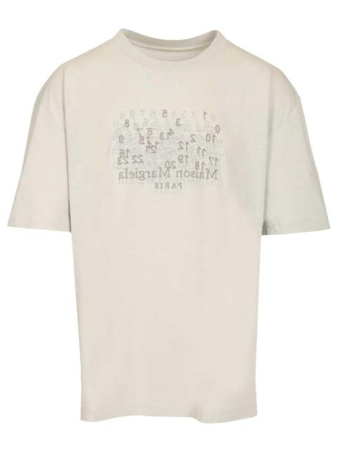 Maison Margiela Maison Margiela Men Embroidered Cotton T-Shirt