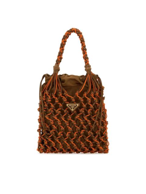 Prada Prada Two-Tone Mesh Handbag