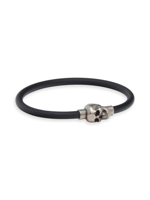 Alexander McQueen McQueen Skull Bangle in Natural/A.silver at Nordstrom